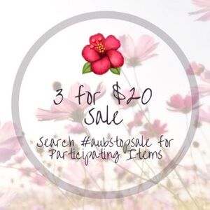 🌺 Search #aubstopsale for Participating Items